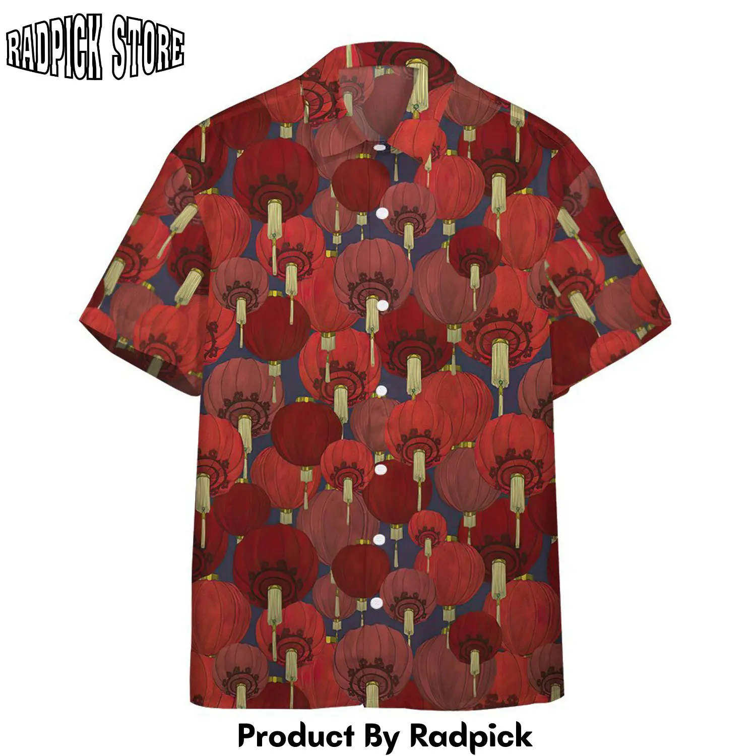 Radpick 3d lanterns hawaii shirt rp292609